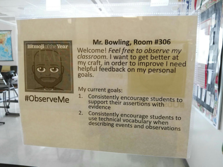 Observing Me Goals for a New School Year: #ObserveMe | Stories From School